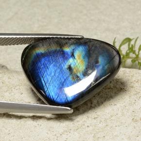 Espectrolita multicolorido natural 10,60ct, trillion, opaco