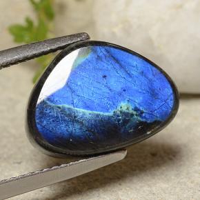 Espectrolita multicolorido natural 6,88ct, forma extravagante, opaco