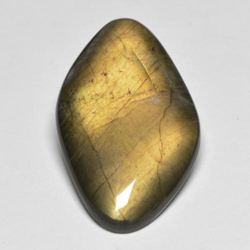 Espectrolita multicolorido natural 16,28ct, forma extravagante, opaco