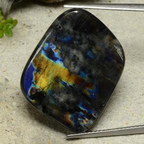 Spectrolite Multicolorido Natural 14.46ct, Forma extravagante, Opaco