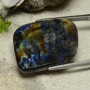 Spectrolite Multicolorido Natural 14.46ct, Forma extravagante, Opaco