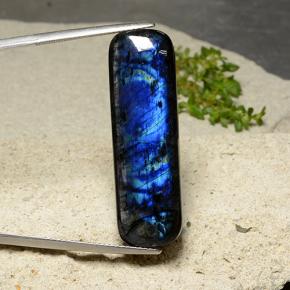 Spectrolite Multicolorido Natural 20.47ct, Almofada cortada, Opaco