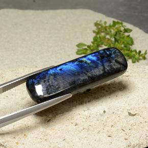 Spectrolite Multicolorido Natural 20.47ct, Almofada cortada, Opaco