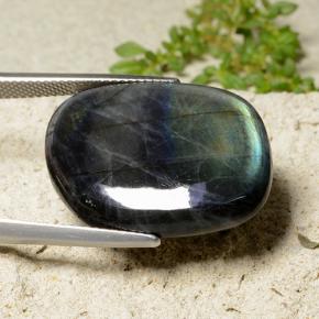 Espectrolita multicolorido natural 18,14ct, forma extravagante, opaco