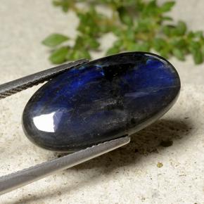 Espectrolita multicolorido natural 8,20ct, corte oval, opaco