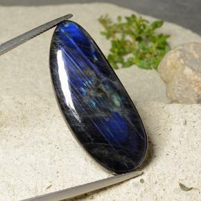 Espectrolita multicolorido natural 16,83ct, forma extravagante, opaco