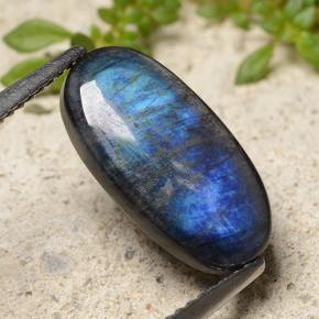 Espectrolita multicolorido natural 2,54ct, corte oval, opaco