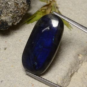 Espectrolita multicolorido natural 6,49ct, almofada cortada, opaco