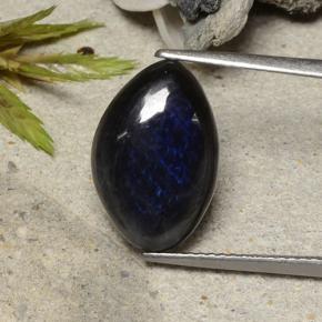 Espectrolita multicolorido natural 4,59ct, forma extravagante, opaco