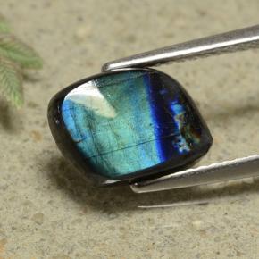 Espectrolita multicolorido natural 2,23ct, forma extravagante, opaco