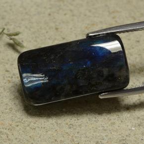Espectrolita multicolorido natural 13,18ct, almofada cortada, opaco