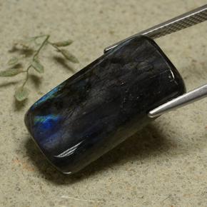 Espectrolita multicolorido natural 13,18ct, almofada cortada, opaco