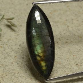 Spectrolite Multicolorido Natural 5.78ct, Marquesa, Opaco