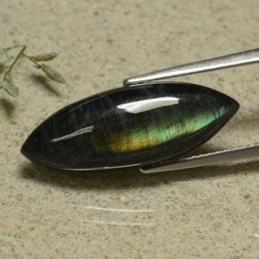 Spectrolite Multicolorido Natural 5.78ct, Marquesa, Opaco