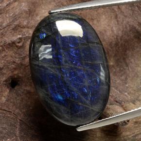 Spectrolite Multicolorido Natural 16.82ct, Corte Oval, Opaco