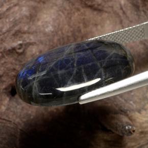 Spectrolite Multicolorido Natural 16.82ct, Corte Oval, Opaco