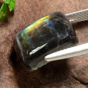 Spectrolite Multicolorido Natural 10.12ct, baguete, Opaco