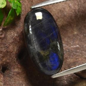 Spectrolite Multicolorido Natural 5.07ct, Corte Oval, Opaco