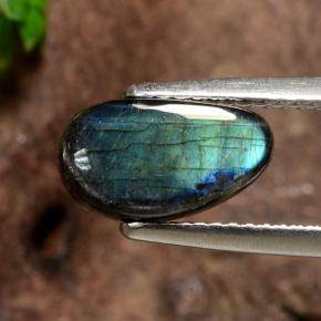 Spectrolite Multicolorido Natural 1.95ct, Forma extravagante, Opaco