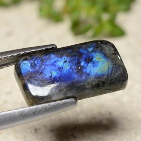 Espectrolita multicolorido natural 3,36ct, almofada cortada, opaco