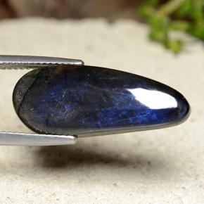 Spectrolite Multicolorido Natural 6.86ct, Formato de pêra, Opaco