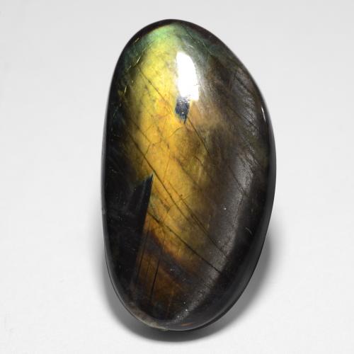 Espectrolita multicolorido natural 9,95ct, forma extravagante, opaco