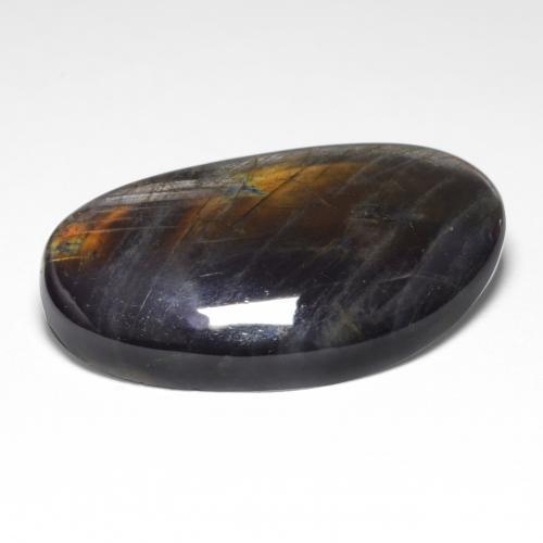Espectrolita multicolorido natural 9,95ct, forma extravagante, opaco