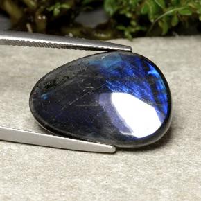 Espectrolita multicolorido natural 10,39ct, forma extravagante, opaco