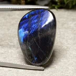 Espectrolita multicolorido natural 10,39ct, forma extravagante, opaco