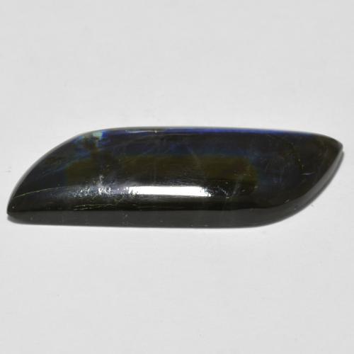 Espectrolita multicolorido natural 8,86ct, forma extravagante, opaco