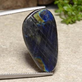 Spectrolite Multicolorido Natural 7.55ct, Forma extravagante, Opaco