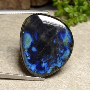 Espectrolita multicolorido natural 12,68ct, forma extravagante, opaco