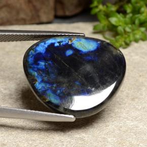 Espectrolita multicolorido natural 12,68ct, forma extravagante, opaco