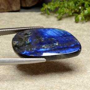 Espectrolita multicolorido natural 11,70ct, forma extravagante, opaco