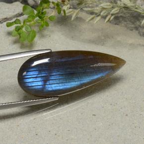 Spectrolite Multicolorido Natural 14.09ct, Formato de pêra, Translúcido