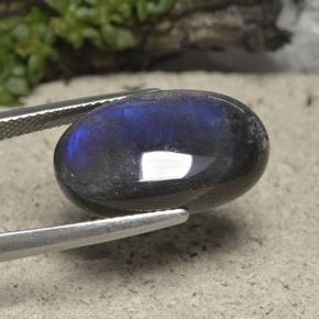 Espectrolita multicolorido natural 10,70ct, corte oval, opaco