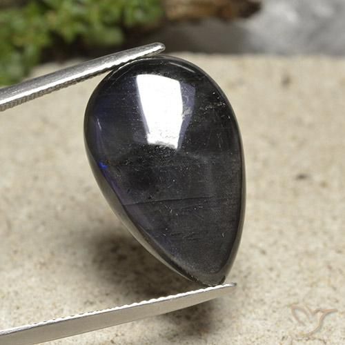 Spectrolite Multicolorido Natural 14.15ct, Formato de pêra, Opaco