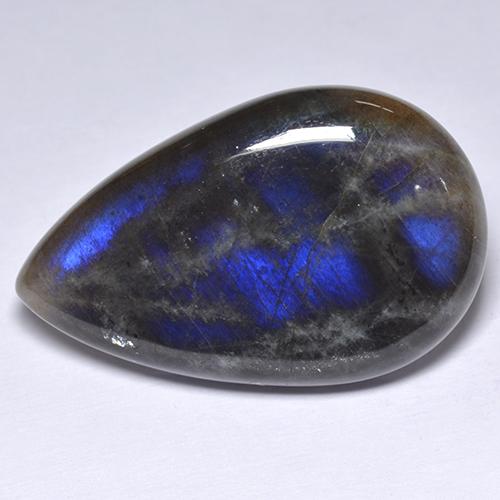 Spectrolite Multicolorido Natural 12.34ct, Formato de pêra, Opaco