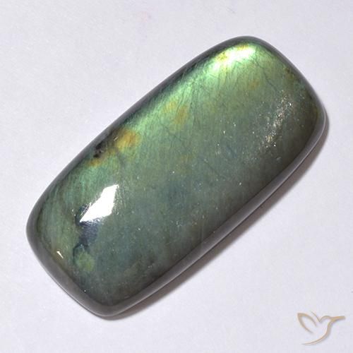 Spectrolite Multicolorido Natural 37.60ct, Almofada, Opaco