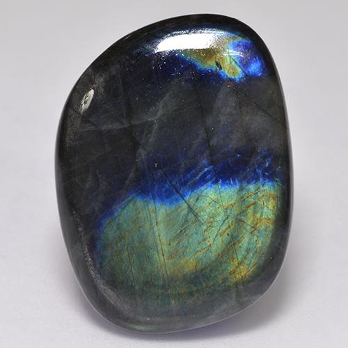 Spectrolite Multicolorido Natural 18.14ct, Forma extravagante, Opaco