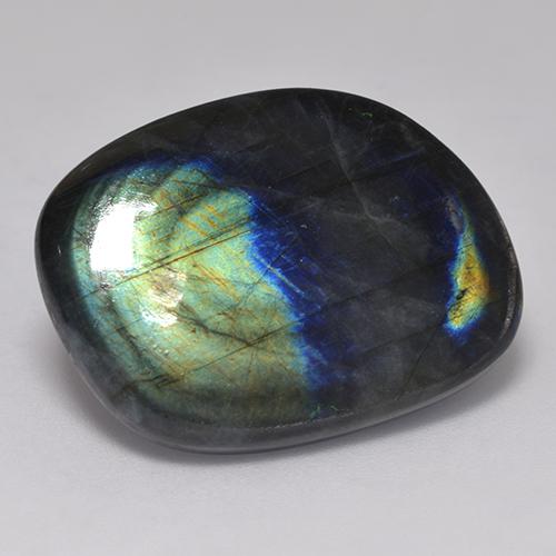 Spectrolite Multicolorido Natural 18.14ct, Forma extravagante, Opaco