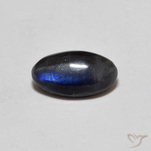 Spectrolite Multicolorido Natural 0.77ct, Corte Oval, Opaco