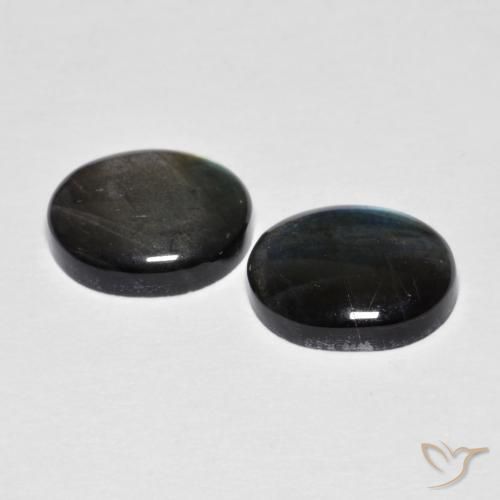 Pedras preciosas de Spectrolite Multicolorido natural de 4.35 ct, oval, Opaco