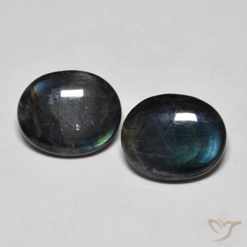 4.14ctw Natural Multicolorido Spectrolite, oval, Opaco