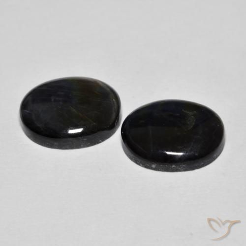 Pedras preciosas de Spectrolite Multicolorido natural de 4.19 ct, oval, Opaco