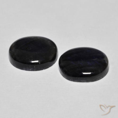 Pedras preciosas de Spectrolite Multicolorido natural de 4.46 ct, oval, Opaco
