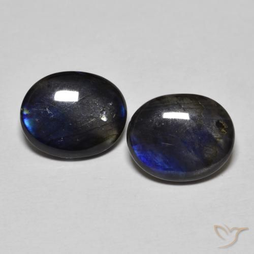 4.22ctw Natural Multicolorido Spectrolite, oval, Opaco
