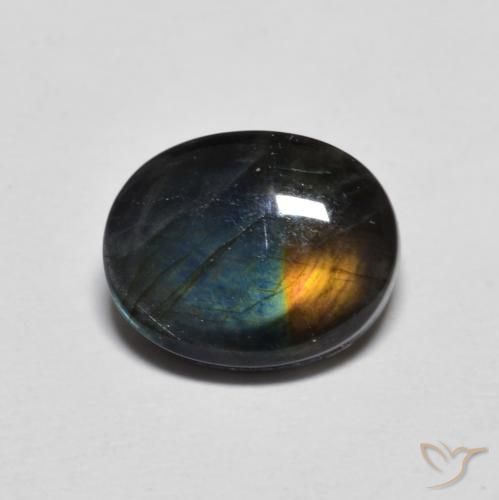 2.23ct Natural Multicolorido Spectrolite, oval, Opaco
