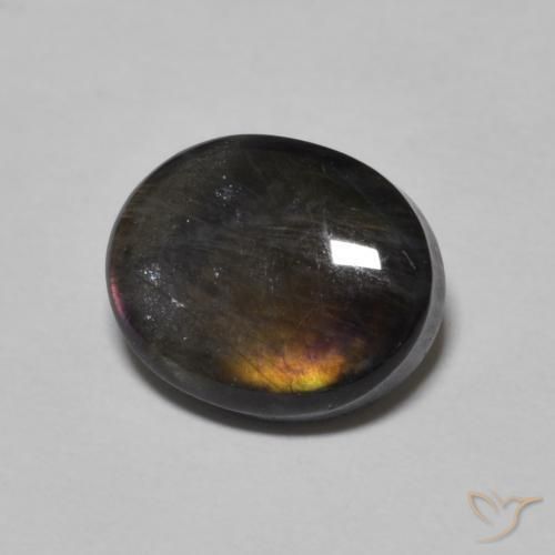 Spectrolite Multicolorido Natural 2.27ct, oval, Opaco