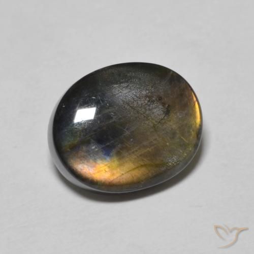 2.26ct Natural Multicolorido Spectrolite, oval, Opaco